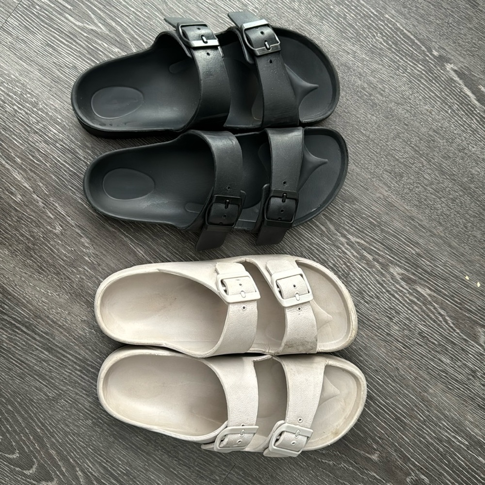 Silicone/rubber off-brand birkenstock slides